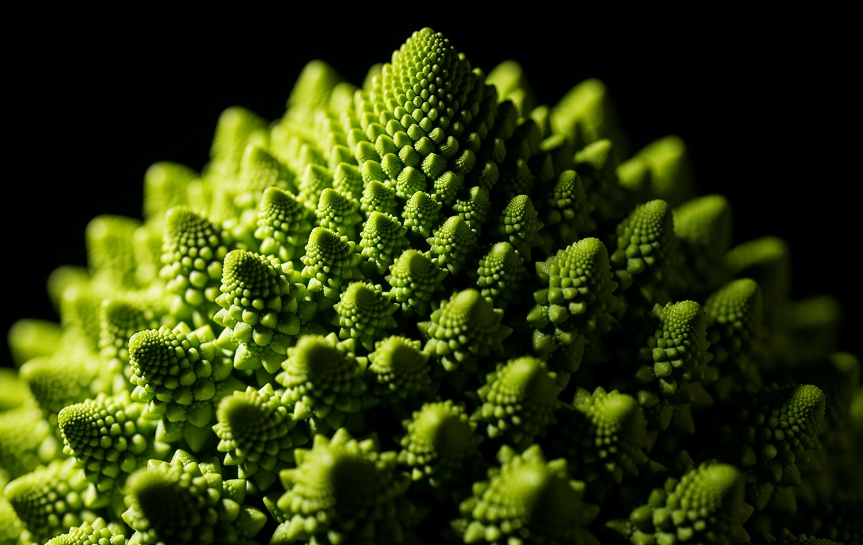 Dettaglio scientifico foglie verdi